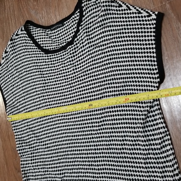 (L) Robert•Kitchen Geometric Print Silk Viscose Soft Tunic Style Top Loungewear - Picture 5 of 8